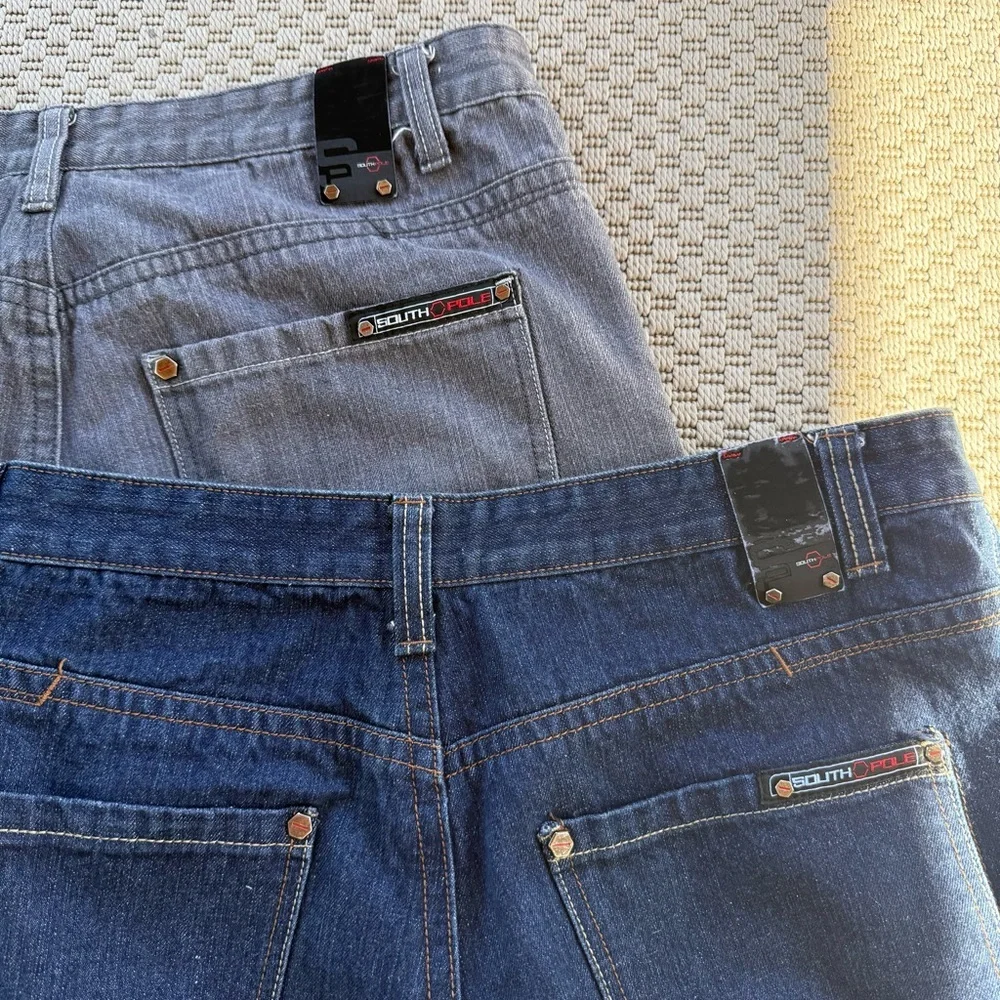 vintage 2000s southpole nut button baggy jeans pants bundle